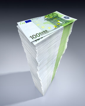Stack of 100 Euro Bills