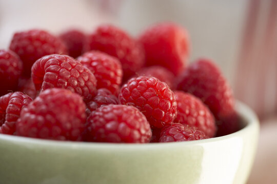 Bowl of Raspberries