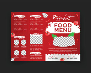 Chinese Restaurant Bi Fold Brochure
