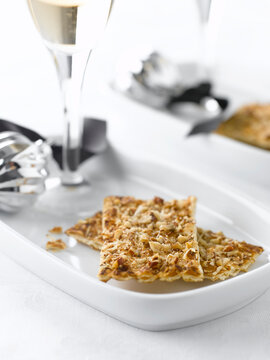 Almond Encrusted Flatbreads