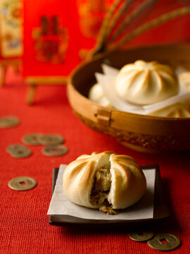 Chinese Buns and Coins