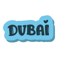 UNITED ARAB EMIRATES DUBAI NEW LOGO ARABIC AND ENGLISH