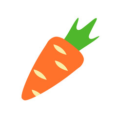 シンプルな人参のイラスト素材