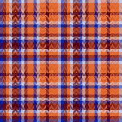 Plaid fabric textile. Background tartan pattern. Check texture vector seamless.