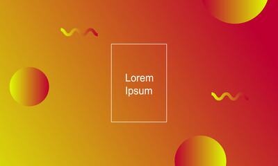 Abstract geometric background. Fluid gradient shapes composition. Modern template design for banners, covers, posters. Eps10 vector Illustration