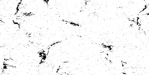 Monochrome texture composed of irregular graphic elements. Distressed uneven grunge background. Abstract vector illustration. Overlay for interesting effect and depth. Isolated on white background.