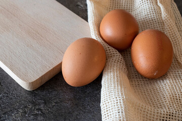 eggs on table