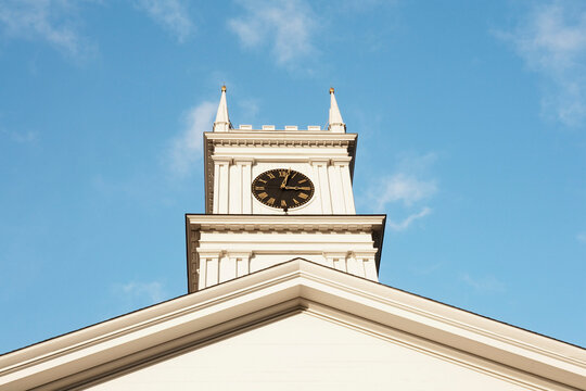 Whaling Church, Edgartown, Martha's Vineyard, Massachusetts, USA