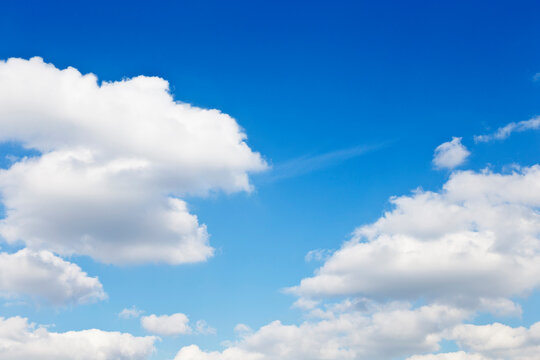 Clouds in Blue Sky, Kaarst, North Rhine-Westphalia, Germany