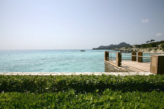 Son Moll Beach, Cala Ratjada, Majorca, Spain