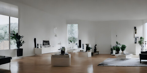 Living room, Modern furniture, State of the art Design
