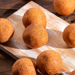 Colombian fried buñuelos - Traditional Colombian food
