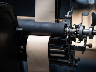 A old bill and receipts printer