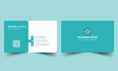 Set of modern business card print templates .Creative and clean corporate business card template .Luxury view with nature concept. Vector illustration print template.
