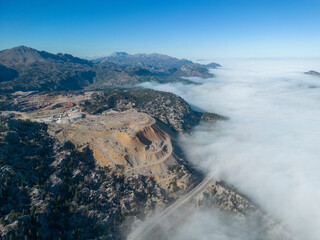 environmental damage and poor appearance of the mine