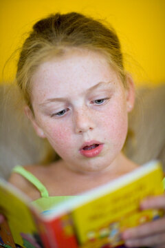 Girl Reading Book