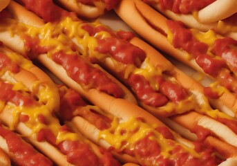 Hot Dogs Seamless Infinite, Generative AI
