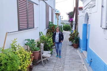 Gasse in Koskinou, Rhodos