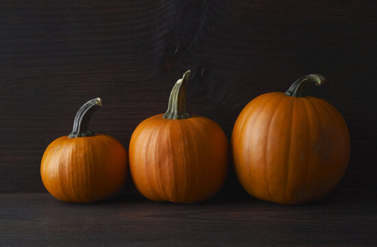 Three Pumpkins