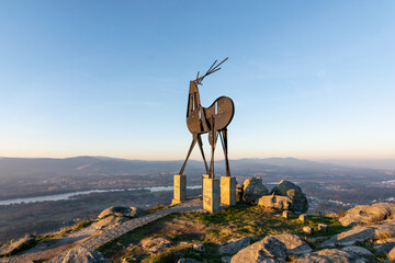 Miradouro do Cervo, en Vila Nova de Cerveira (Portugal)