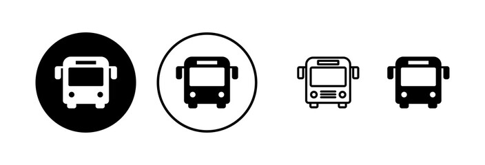 Bus icon vector illustration. bus sign and symbol. transport symbol
