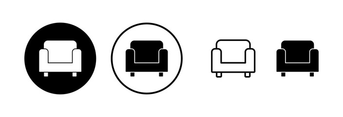 Sofa icon vector illustration. sofa sign and symbol. furniture icon