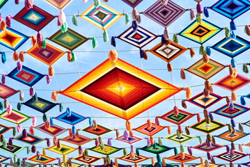 el ojo de dios, nayarit, arte mexicano, lluvia de ojos de dios, tejido huichol, huicholes, mandalas
