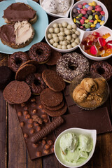 Products with high sugar level