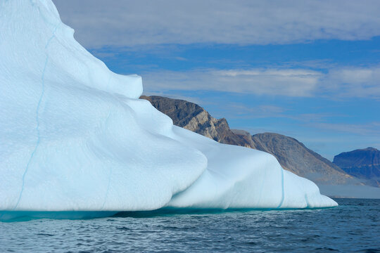 Iceberg, Nanortalik, Kujalleq, Kejser Franz Joseph Fjord, Greenland