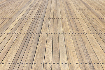 Wooden Planks Floor, Picton, Marlborough, South Island, New Zealand