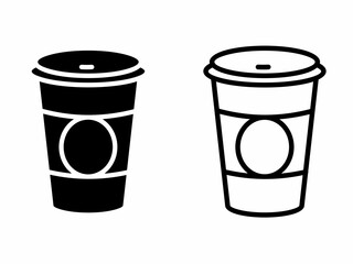 Coffee cup icon illustration. Stock vector.