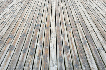 Wooden Planks Floor, Prerow, Darss, Fischland-Darss-Zingst, Baltic Sea, Western Pomerania, Germany