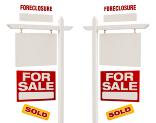 Transparent PNG Real Estate Sign Set.