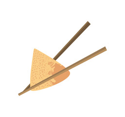 zongzi and chopsticks