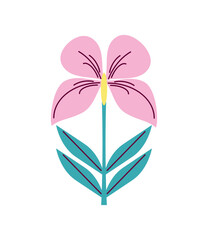 flower hibiscus icon