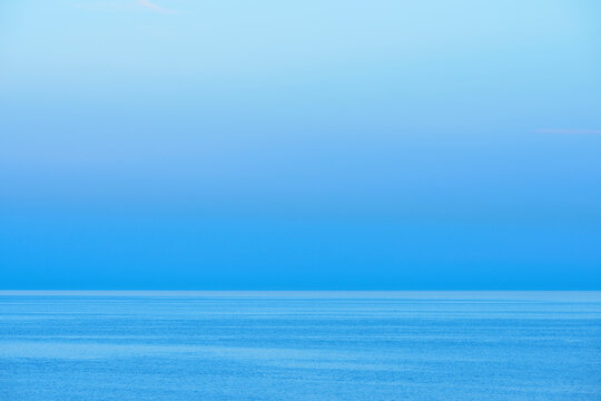 Sea at Dusk, La Couronne, Martigues, Cote Bleue, Mediterranean Sea, Bouches-du-Rhone, Provence-Alpes-Cote d'Azur, France