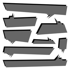 Vector Collection Set of Dialog Box Designs