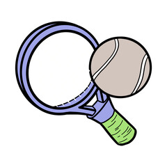 tennis ball sport illustration 