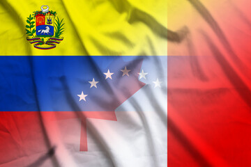 Venezuela and Canada government flag transborder contract CMR VEN