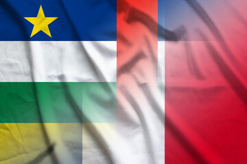Central African Republic and France government flag international contract FRA TCD