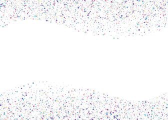 Birthday Sparkles. Pink Retro Effect. Hologram Glitter. Holographic Confetti. Festive Art. Surreal Foil. Shiny Banner. Laser Abstract Decoration. Blue Birthday Sparkles