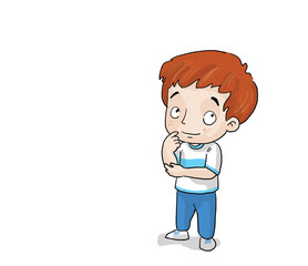 boy thinking