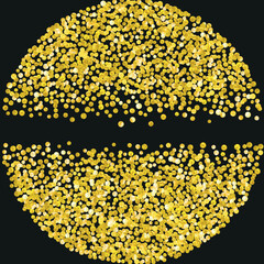 Gold Chic Sequins. Golden Gatsby Cover.