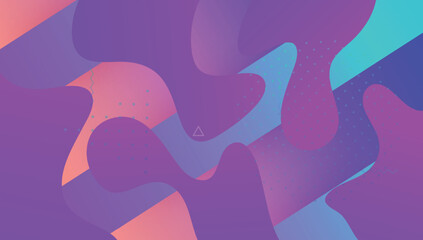 Rainbow Poster. Color Landing Page. Fluid Screen. Modern Background. Violet Memphis Banner. Trendy Page. Tech Neon Flyer. Technology Template. Magenta Rainbow Poster