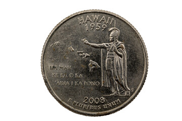 Hawaii State Quarter, 50 state quarters, 1959 - 2008