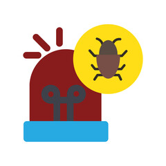 Bug Flat Icon