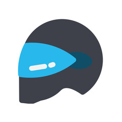 Helmet Flat Icon