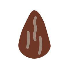 Almond Flat Icon