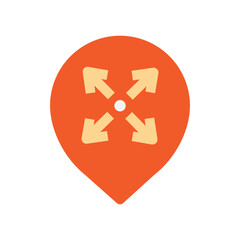 Direction Flat Icon