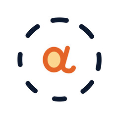 Alpha Flat Icon